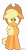 Size: 2989x5696 | Tagged: safe, artist:kuren247, applejack, earth pony, pony, disturbed, simple background, transparent background, vector