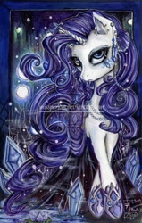 Size: 713x1120 | Tagged: safe, artist:missperidot, rarity, pony, unicorn, female, horn, mare, white coat