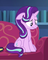 Size: 287x360 | Tagged: safe, screencap, starlight glimmer, pony, every little thing she does, sad, solo