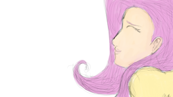 Size: 1600x900 | Tagged: safe, artist:bransamuelcook, fluttershy, human, clothes, female, humanized, pink hair