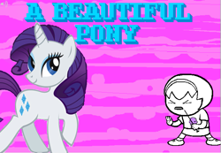 Size: 651x450 | Tagged: safe, edit, rarity, pony, unicorn, female, homestuck, horn, rose lalonde