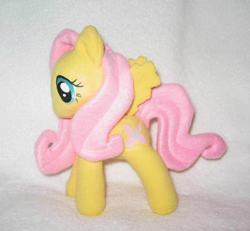 Size: 400x370 | Tagged: safe, artist:sweetplushiecake, fluttershy, doll, irl, photo, plushie, solo, toy