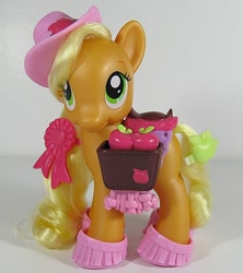 Size: 500x564 | Tagged: safe, applejack, pony, fashion style, hat, irl, official, photo, toy