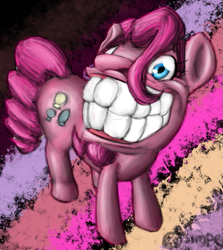 Size: 821x921 | Tagged: safe, artist:simpe94, pinkie pie, earth pony, pony, creepy, faic, nightmare fuel