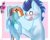 Size: 2952x2357 | Tagged: safe, artist:leeileria, derpibooru import, rainbow dash, soarin', twilight sparkle, pegasus, pony, age regression, angry, blushing, cross-popping veins, ear fluff, female, floppy ears, gritted teeth, holding a pony, magic, male, open mouth, shipping, size difference, smoldash, soarindash, spell, straight, surprised, tiny ponies