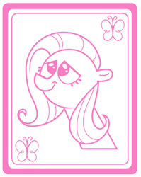 Size: 4140x5200 | Tagged: safe, artist:dipi11, fluttershy, pegasus, pony, absurd resolution, card, fluttershutter, simple background, solo, transparent background, vector