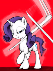 Size: 2609x3478 | Tagged: safe, artist:sharpieboss, rarity, pony, unicorn, g4, female, mare, purple mane, solo, white coat