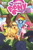 Size: 400x607 | Tagged: safe, artist:jill thompson, idw, applejack, fluttershy, pinkie pie, rainbow dash, changeling, earth pony, pegasus, pony, comic, cover, faic, fluttershy's cottage, idw advertisement, official comic
