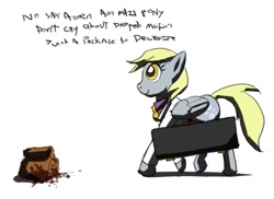 Size: 794x579 | Tagged: safe, artist:moronsonofboron, derpy hooves, pegasus, pony, crossover, female, killer7, mare