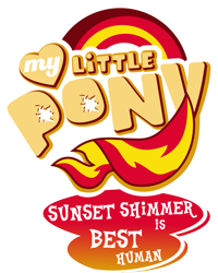 Size: 1399x1753 | Tagged: safe, artist:mit-boy, edit, sunset shimmer, equestria girls, rainbow rocks, best human, logo, logo edit, my little pony logo, simple background, tail, transparent background, vector