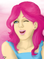 Size: 1024x1365 | Tagged: safe, artist:verygood91, pinkie pie, human, clothes, female, humanized, pink hair