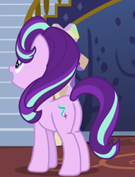 Size: 466x610 | Tagged: safe, screencap, starlight glimmer, pony, unicorn, every little thing she does, cropped, cute, female, mare, open mouth, plot, solo