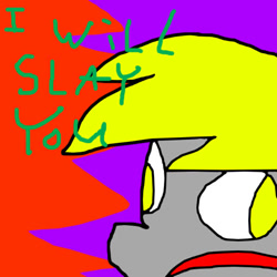 Size: 512x512 | Tagged: safe, derpy hooves, pegasus, pony, 1000 hours in ms paint, female, mare, ms paint, quality