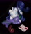 Size: 2394x2664 | Tagged: safe, artist:madponyscientist, rarity, spike, dragon, pony, unicorn, interspecies, ring, sculpture, shipping, sleeping, sparity, valentine's day