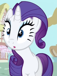 Size: 583x785 | Tagged: safe, screencap, rarity, pony, unicorn, magical mystery cure, female, horn, mare, white coat