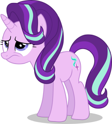 Size: 4425x4895 | Tagged: safe, artist:shutterflyeqd, starlight glimmer, pony, unicorn, every little thing she does, absurd resolution, impatient, simple background, solo, transparent background, vector