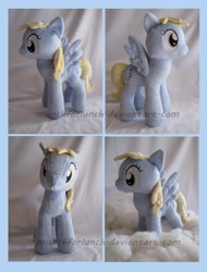 Size: 1801x2373 | Tagged: safe, artist:munchforlunch, derpy hooves, pegasus, pony, female, irl, mare, photo, plushie, solo