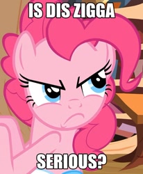 Size: 757x919 | Tagged: safe, pinkie pie, earth pony, pony, image macro, solo