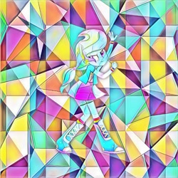 Size: 1024x1024 | Tagged: safe, derpibooru import, rainbow dash, equestria girls, boots, clothes, crystal empire, female, shoes, skirt, socks, solo