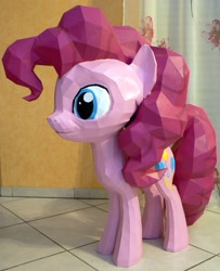 Size: 1982x2441 | Tagged: safe, artist:znegil, pinkie pie, earth pony, pony, life size, papercraft, photo, solo