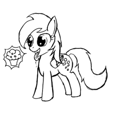 Size: 350x350 | Tagged: safe, derpy hooves, pegasus, pony, female, mare, underp