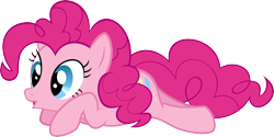 Size: 5999x2991 | Tagged: safe, artist:sairoch, pinkie pie, earth pony, pony, absurd resolution, simple background, solo, transparent background, vector