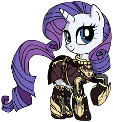 Size: 2500x2700 | Tagged: safe, artist:clamdiggydiggy, rarity, pony, unicorn, armor, armorarity, clothes, solo