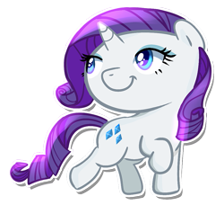 Size: 961x876 | Tagged: safe, artist:pepooni, rarity, pony, unicorn, female, horn, mare, white coat