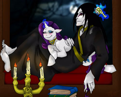 Size: 2068x1666 | Tagged: safe, artist:decadent-orochimaru, artist:orochimartyr, rarity, pony, unicorn, crossover, naruto, orochimaru