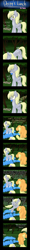 Size: 1000x8400 | Tagged: safe, artist:lamia, carrot top, derpy hooves, golden harvest, pegasus, pony, comic, everfree forest, female, mare, poison joke