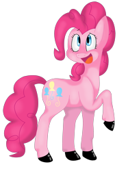 Size: 1754x2348 | Tagged: safe, artist:raspberry-ruinness, pinkie pie, earth pony, pony, female, hooves, mare, pink coat, pink mane, solo