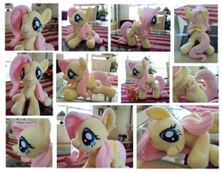 Size: 1235x960 | Tagged: safe, artist:buttercupbabyppg, fluttershy, irl, photo, plushie, solo