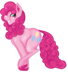 Size: 645x690 | Tagged: safe, artist:2mellow4me, pinkie pie, earth pony, pony, cute, jumping, smiling