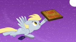 Size: 1191x670 | Tagged: safe, derpy hooves, pegasus, pony, amana07, cute, female, happy, mare