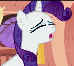 Size: 713x638 | Tagged: safe, screencap, rarity, pony, unicorn, out of context, reaction image, solo
