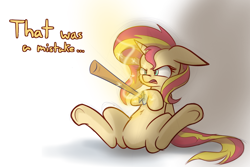 Size: 1200x800 | Tagged: safe, artist:heir-of-rick, sunset shimmer, pony, unicorn, angry, fluffy, magic, monochrome, solo, spear, weapon