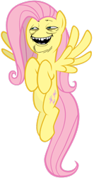 Size: 652x1226 | Tagged: safe, fluttershy, pegasus, pony, female, mare, pekaface, pekashy, pink mane, yellow coat