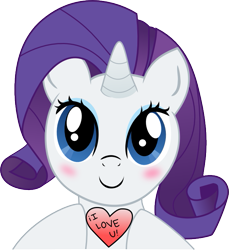 Size: 667x727 | Tagged: safe, artist:lunagamer, artist:umbravivens, rarity, pony, unicorn, blushing, heart, simple background, svg, transparent background, vector