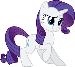 Size: 9021x8131 | Tagged: safe, artist:quanno3, rarity, pony, unicorn, absurd resolution, simple background, solo, transparent background, vector