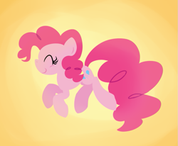 Size: 683x563 | Tagged: safe, artist:eeveeeatscocoa, pinkie pie, earth pony, pony, female, mare, pink coat, pink mane, simple background, solo