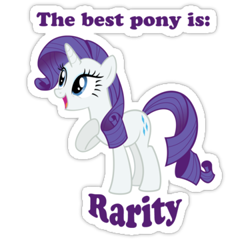 Size: 375x360 | Tagged: safe, rarity, pony, unicorn, best pony, female, horn, mare, white coat