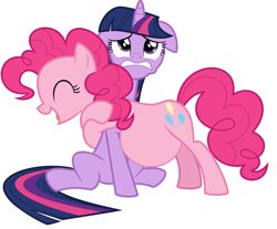 Size: 1103x915 | Tagged: safe, derpibooru import, pinkie pie, twilight sparkle, earth pony, pony, pregnant, pregnant edit