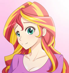 Size: 1280x1355 | Tagged: safe, artist:jonfawkes, sunset shimmer, human, humanized, solo