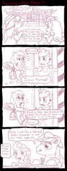 Size: 1024x2610 | Tagged: safe, artist:ficficponyfic, braeburn, carrot top, cup cake, derpy hooves, golden harvest, pegasus, pony, carrotburn, comic, derpyburn, female, male, mare, shipping, straight, there's something about derpy