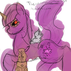 Size: 1000x1000 | Tagged: safe, artist:thewantabecartoonest, derpibooru import, twilight sparkle, cyborg, 30 minute art challenge, amputee, steampunk