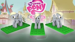 Size: 640x360 | Tagged: safe, derpy hooves, pegasus, pony, female, lego, mare