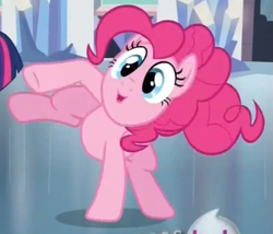 Size: 507x435 | Tagged: safe, screencap, pinkie pie, earth pony, pony, games ponies play, female, mare, pink coat, pink mane, solo