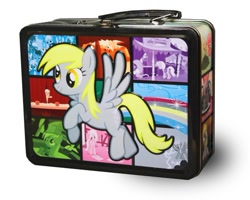 Size: 533x427 | Tagged: safe, derpy hooves, pegasus, pony, enterplay, enterplay llc, female, lunchbox, mare, merchandise, official