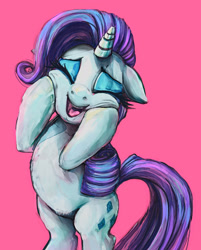 Size: 2000x2485 | Tagged: safe, artist:buttercupsaiyan, rarity, pony, unicorn, puffy cheeks, solo, squishy