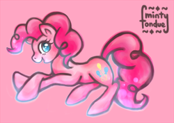 Size: 900x636 | Tagged: safe, artist:mintyfondue, pinkie pie, earth pony, pony, solo